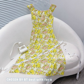 đầm hoa size S dáng dài