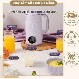 [ BẢN TIẾNG VIỆT ] Máy Làm Sữa Hạt Đa Năng OSTMARS Nấu Cháo Súp Hẹn Giờ Thông Minh Công Suất 600W, Dung Tích 800ml
