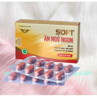 Viên ĂN NGỦ NGON  Kingphar - Hộp 30 Viên - Hỗ Trợ giúp Ăn Ngon , Ngủ Ngon, Giảm Mệt Mỏi , Suy Nhược Cơ Thể