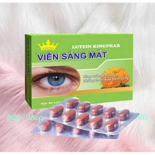 Viên Sáng Mắt  LUTEIN Kingphar 30 Viên - Tăng cường thị lực chống thoái hóa điểm vàng