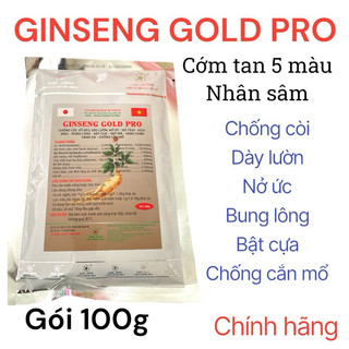 Ginseng Gold Pro 100g cớm tan bổ chiết xuất Nhân Sâm chăm sóc vật nuôi Vitamin bật cựa, kích mào, đỏ tích gà