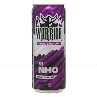 [LỐC 6 LON] Nước tăng lực Warrior vị nho
