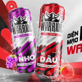 Nước tăng lực Warrior vị nho