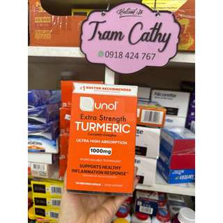 qunol turmeric viên uống tinh chất nghệ 180 viên/120 viên