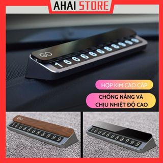 Bảng số điện thoại trên ô tô, bảng số ghi điện thoại gắn taplo để lại số điện thoại khi đô xe, văn minh tránh mâu thuẫn.