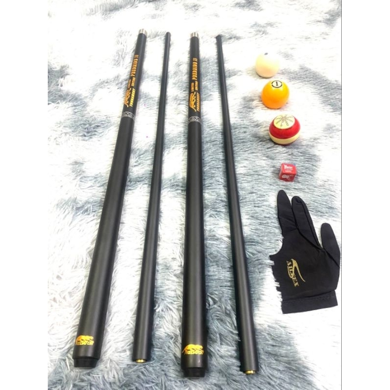 Cơ bida lỗ phủ carbon PREDATOR- Gậy billiards chất lượng