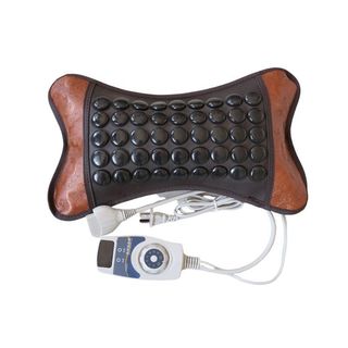 Gối đá nhiệt nóng tourmaline (kensonic) Ruột gối được làm từ vỏ hạt Kiều Mạch giúp ngủ ngon, giảm đau đầu, vai gáy, cổ.