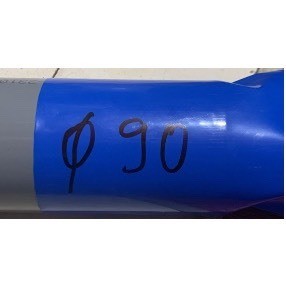 50m ống dẫn nước phi 90,76,60mm