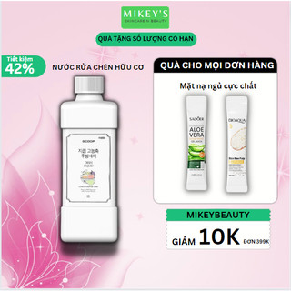 Nước rửa chén bát hữu cơ GCOOP tinh dầu tự nhiên, làm sạch dầu mỡ bảo vệ da tay (1000 ml)