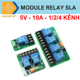 Module 1/2/4 kênh relay 5v 30a có opto cách ly kích cao/thấp