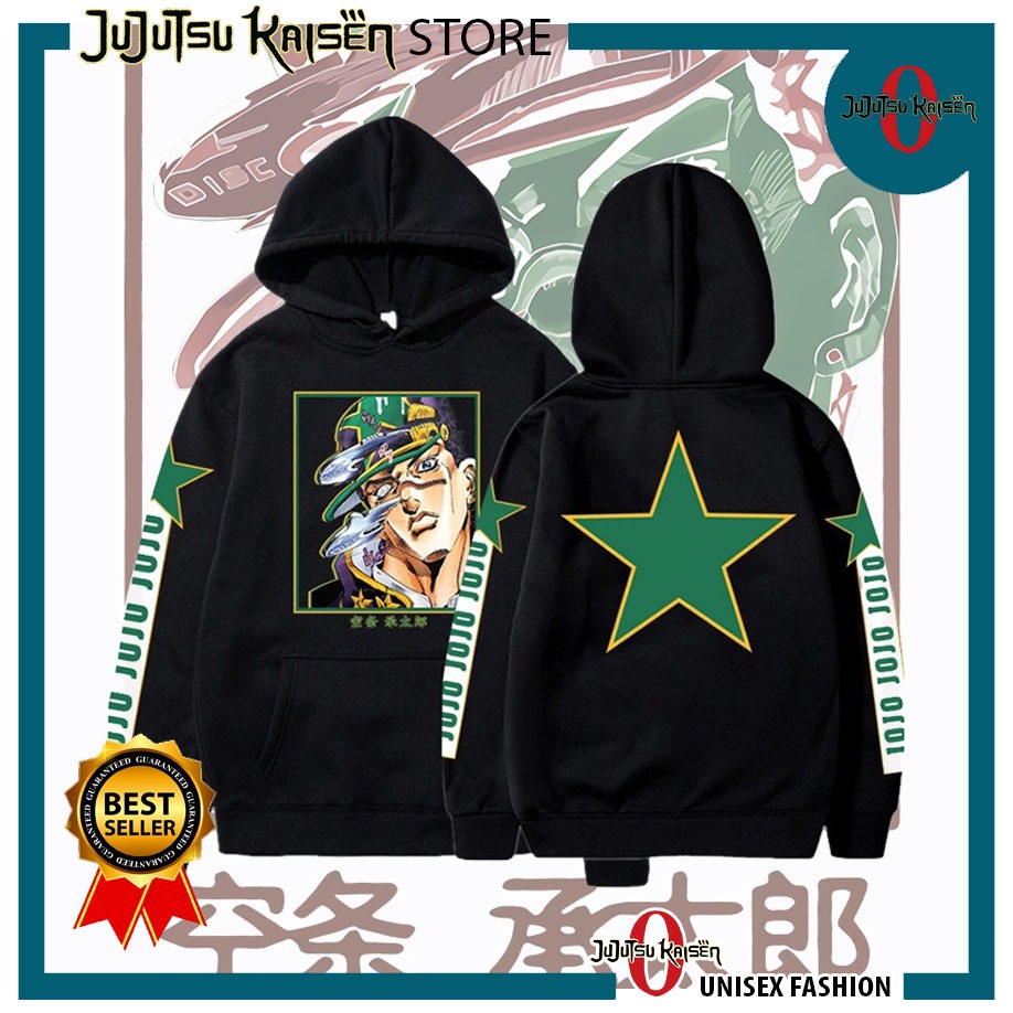 Áo Hoodie jojo's bizarre adventure anime kujo jotaro độc đẹp giá rẻ