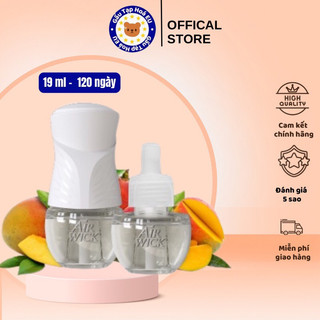 Bộ tinh dầu cắm điện, Tinh dầu thay thế Air wick Điện 220v, lưu hương thơm lâu, từ thiên nhiên, xuất xứ Châu Âu