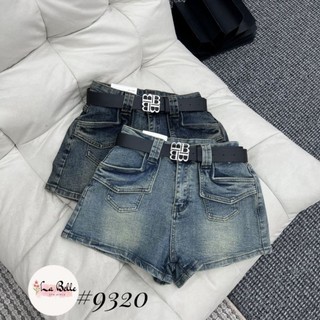 Quần sooc jean mài nữ Cạp cao kèm đai jean mài đẹp nổi bật, màu sắc tinh tế. Hàng QC loại 1