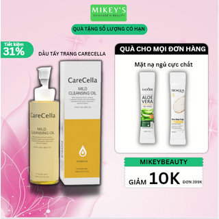 Dầu tẩy trang, nước tẩy trang cho da dầu, da mụn, da khô CARECELLA làm sạch sâu, dịu nhẹ, cân bằng pH (150 ml)