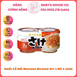 SET 2 HŨ RUỐC CÁ HỒI MARUHA NICHIRO NỘI ĐỊA NHẬT BẢN (50gr x 2 HŨ)