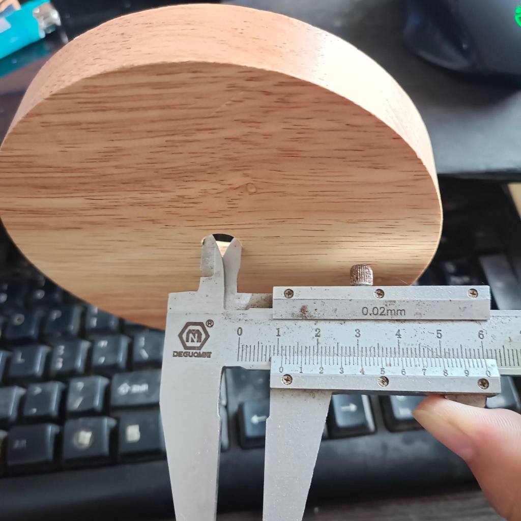 Đế gỗ ốp đèn trần - phụ kiện đèn