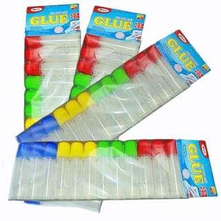 Lốc 12 chai keo dán / hồ nước / hồ dán nước / keo nước / keo dán giấy đầu lưới 25ml win q / winq gl 06 / gl-06
