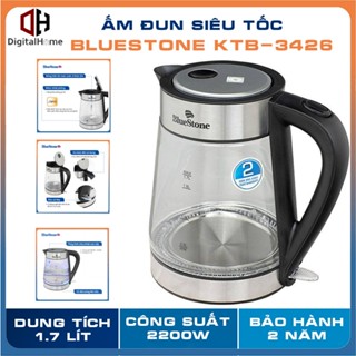 Ấm Đun Nước Bluestone KTB 3426, Dung Tích 1,7lit, Công Suấ 2200W, Bảo Hành Chính Hãng 2 Năm