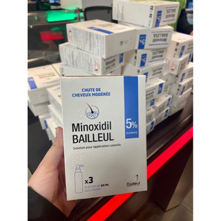  Xịt mọc tóc Minoxidil 5% Bailleul nội địa Pháp cho cả nam và nữ 