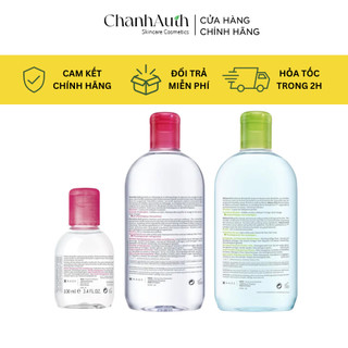 Nước tẩy trang sạch dịu nhẹ BIO 500ML 100ML nắp xanh nắp Hồng