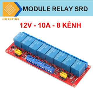 Module Relay 1/2/4/6/8 kênh 12v10a kích mức Cao/Thấp