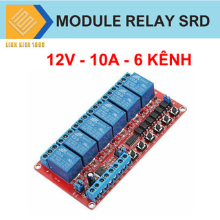 Module Relay 1/2/4/6/8 kênh 12v10a kích mức Cao/Thấp