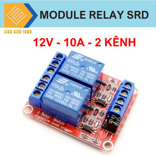 Module Relay 1/2/4/6/8 kênh 12v10a kích mức Cao/Thấp