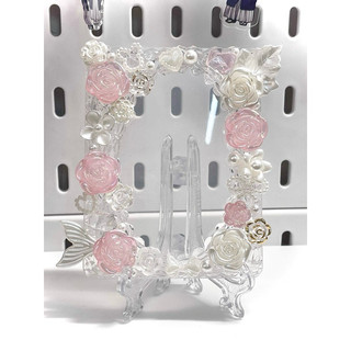 Toploader decor kem keo thạch hồng đựng card - Toploader kem keo thạch hồng trang trí đựng ảnh thẻ