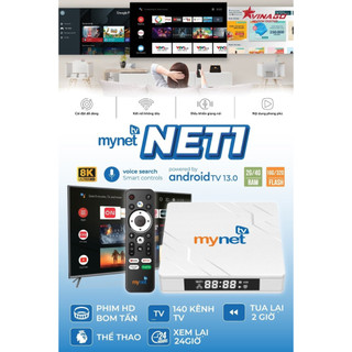Box mytv net - tích hợp điển khiển giọng nói - miễn phí truyền hình ott - android 13.0 - bluetooth 5.0 - hàng chính hãng
