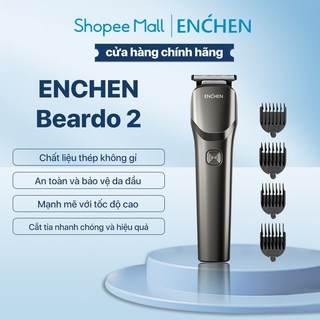 Tông đơ cắt tóc đa chức năng Enchen Beardo2 chất liệu thép không gỉ nhiều cữ linh hoạt