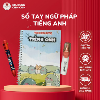 Sổ tay ngữ pháp tiếng anh Takenote tiếng anh