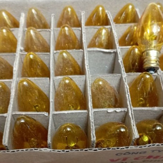 MỘT CẶP ĐÈN QUẢ NHÓT (bóng dây tóc)