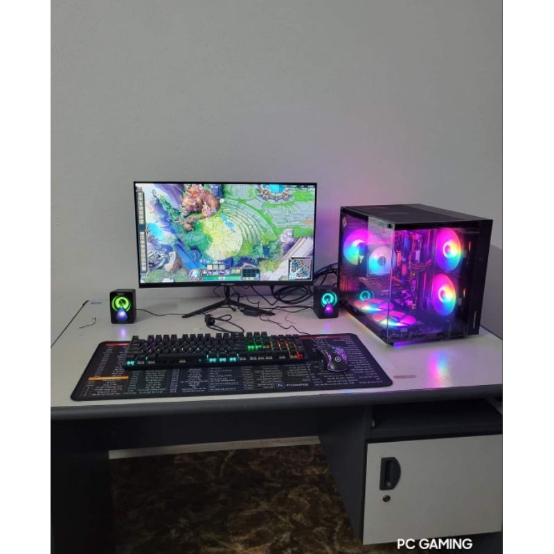 bộ PC GAMING vỏ bể cá chiến FIFA PUBG | BigBuy360 - bigbuy360.vn