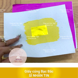 1 xấp giấy cúng bạc bắc - vàng mã giác ngộ