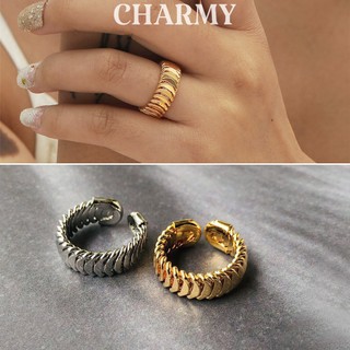 Nhẫn hình vảy cá tính không gỉ NH17 - Charmy