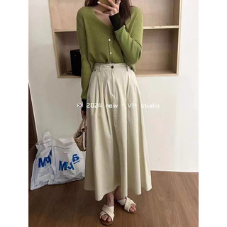 Chân váy thô Hàn Quốc dáng dài 👜☕️