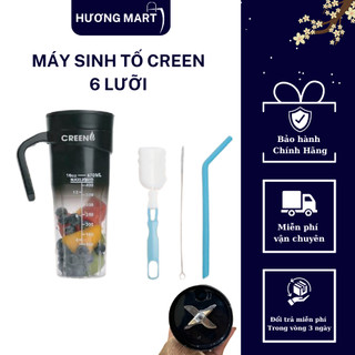 Máy xay sinh tố cầm CREEN CR-150, dung tích 470ml, bảo hành 12 tháng - Thiết Kế Riêng Tại Gia Dụng Hương Mart