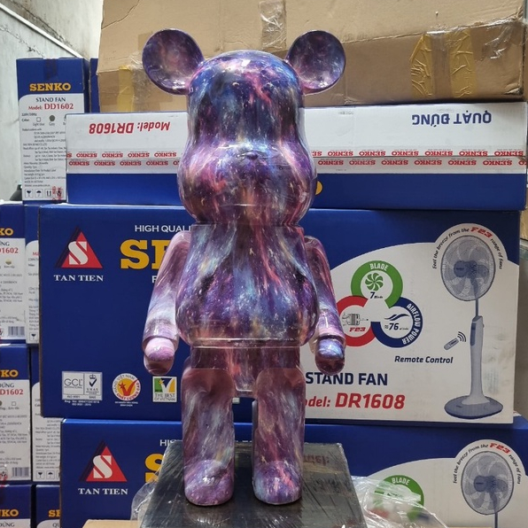 Mô hình gấu BearBrick-80cm-deco nhà cửa-tủ,kệ,của hàng-đồ chơi,sưu tầm tượng gấu BearBrick-hàng Quảng Châu