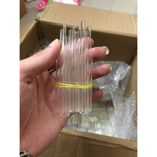 Combo 100 ống hút mụn thủy tinh