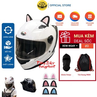 Mũ bảo hiểm fullface agu lên đuôi gió cực chất