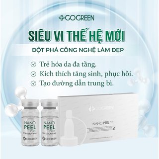 Vi Kim Tảo Trắng GoGreen NanoPeel Plus( Hộp 6 cặp)