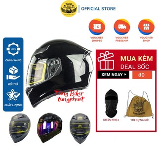 Mũ Bảo Hiểm Fullface Royal M138B - Bảo Hành Chính Hãng 12 Tháng (TẶNG Khăn Ninja + Túi)