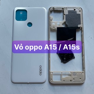lưng viền oppo A15 / A15s  (gồm lưng,viền,kính camera,phím bấm,khay sim)