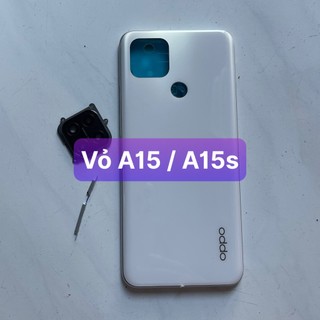 lưng viền oppo A15 / A15s  (gồm lưng,viền,kính camera,phím bấm,khay sim)
