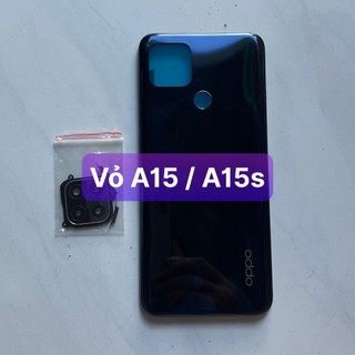 lưng viền oppo A15 / A15s  (gồm lưng,viền,kính camera,phím bấm,khay sim)