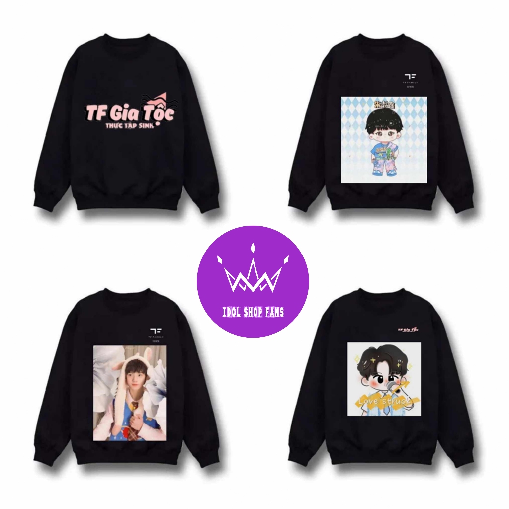 Áo Sweater tf gia tộc , áo sweater tf gia tộc - áo chu chí hâm tả hàng trương cực full size