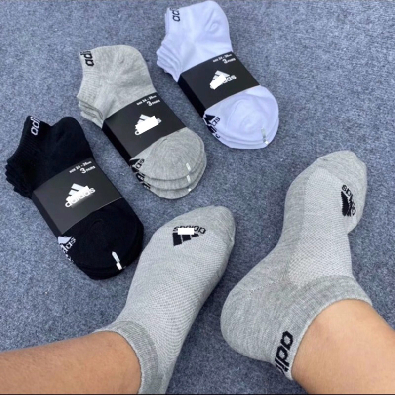 Tất vớ thể thao nam nữ A.di.das cổ ngắn SPORT - Chuẩn hàng VNXK (Hàng chuẩn xịn)