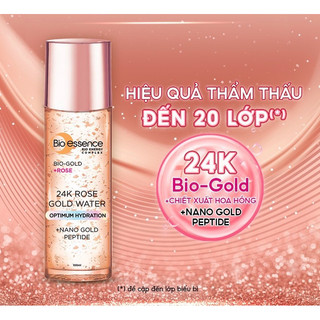 Combo 2 Bio Essence Nước Dưỡng Gold Rose 100ML ( Diện Mạo Mới )