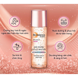 Combo 2 Bio Essence Nước Dưỡng Gold Rose 100ML ( Diện Mạo Mới )