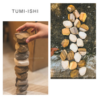 Đá Gỗ Cân Bằng Tumi-ishi đồ chơi trí tuệ tuyệt vời, giảm stress, rèn luyện tính kiên nhẫn Đồ Chơi Gỗ Chàng Trai Gỗ